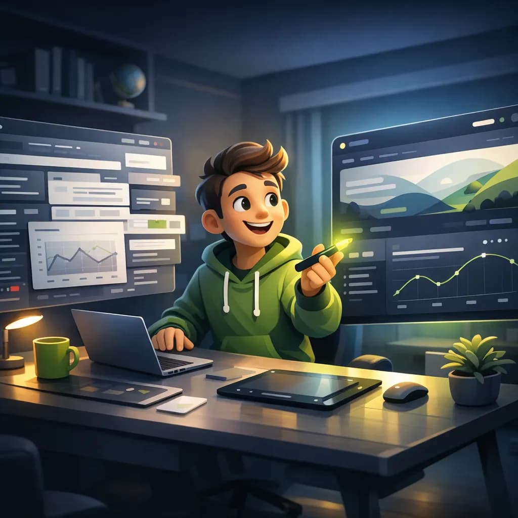 Illustration 3D d'une refonte de site existant